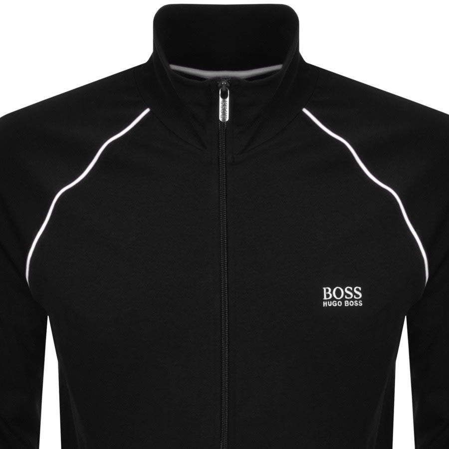 Alternative Image for ProductBOSS Bodywear Full Zip Sweatshirt Black2
